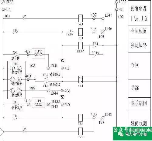 10KV開(kāi)關(guān)柜二次接線(xiàn)圖(帶南瑞集寶圖)