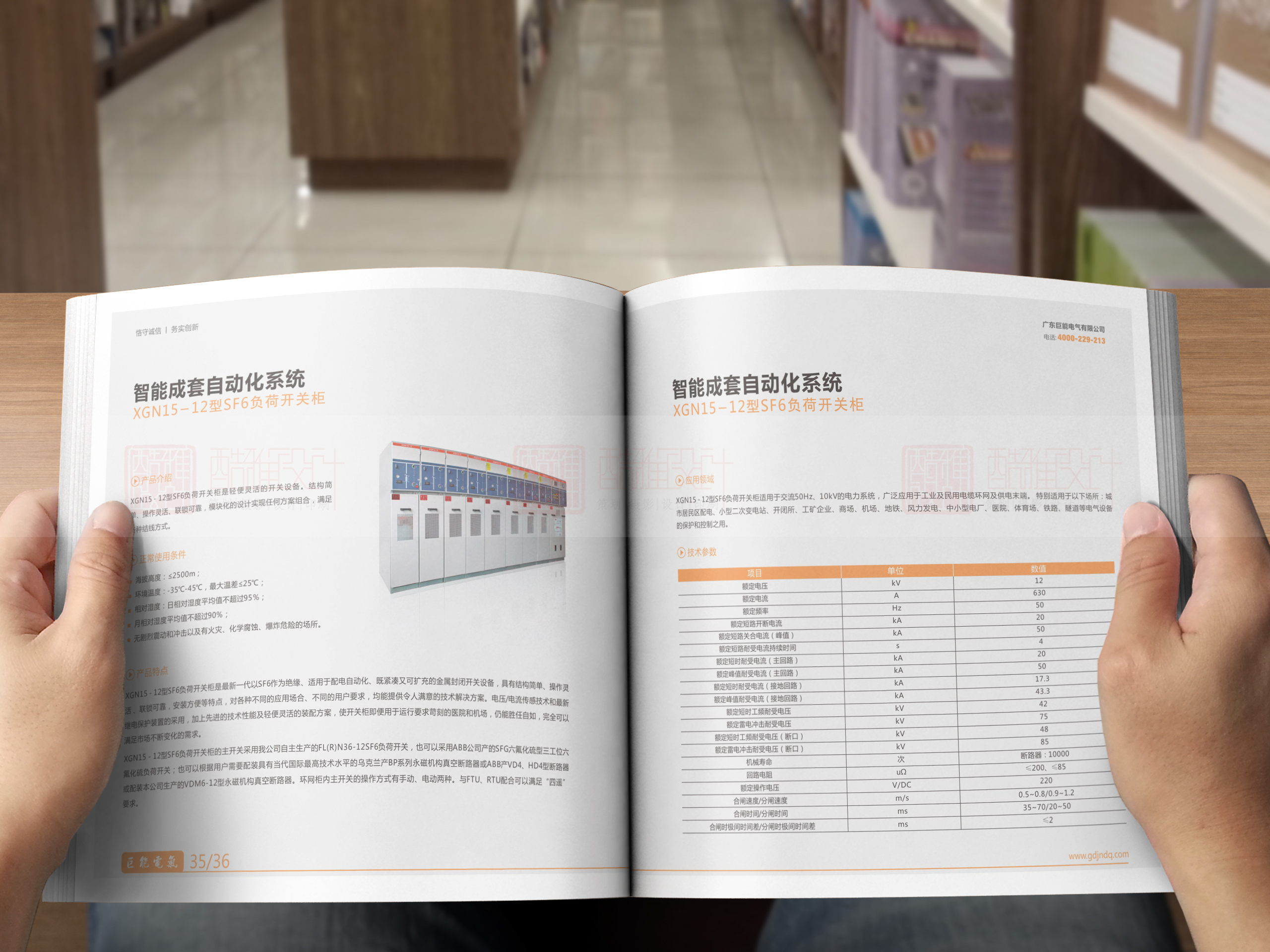 XGN15-12 SF6負(fù)載開關(guān)柜圖畫書設(shè)計案例